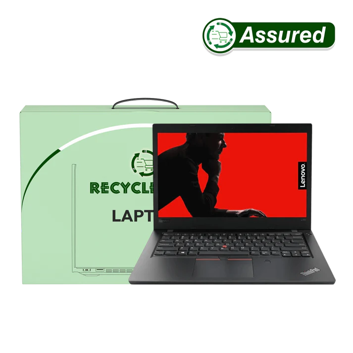 (Refurbished) Lenovo ThinkPad L480 | i5 8th Gen Laptop | 8 GB RAM | 256 GB SSD | Windows 11 | Ms Office | Intel HD Graphics | 14 Inch Black
