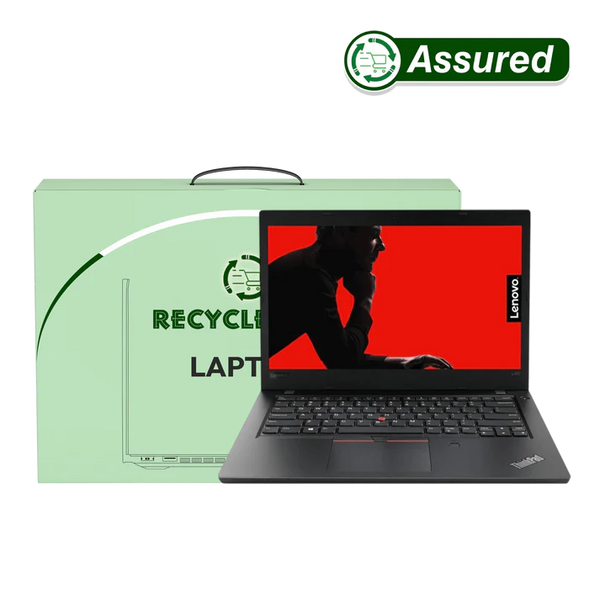 (Refurbished) Lenovo ThinkPad L480 | i5 8th Gen Laptop | 8 GB RAM | 256 GB SSD | Windows 11 | Ms Office | Intel HD Graphics | 14 Inch Black