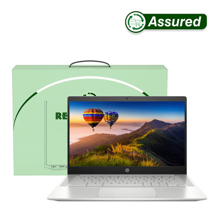 (Refurbished) HP Chromebook C640| i5 10th Gen Laptop | Chrome OS | Intel HD Graphics | 14 Inch | Silver