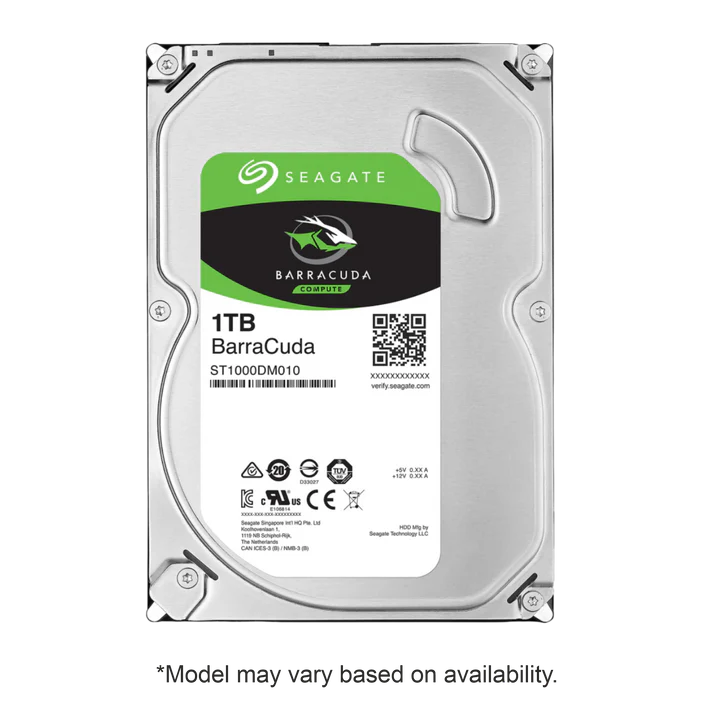 1 Tb Desktop HDD | Seagate/Toshiba/WD | 1 Year Warranty | High Performance