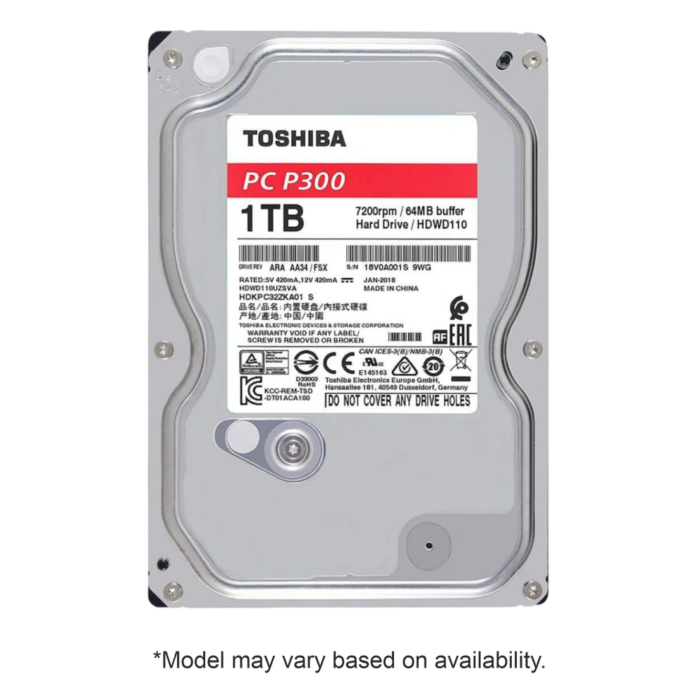 (Open Box) 1 Tb Desktop HDD | Seagate/Toshiba/WD | 1 Year Warranty | High Performance