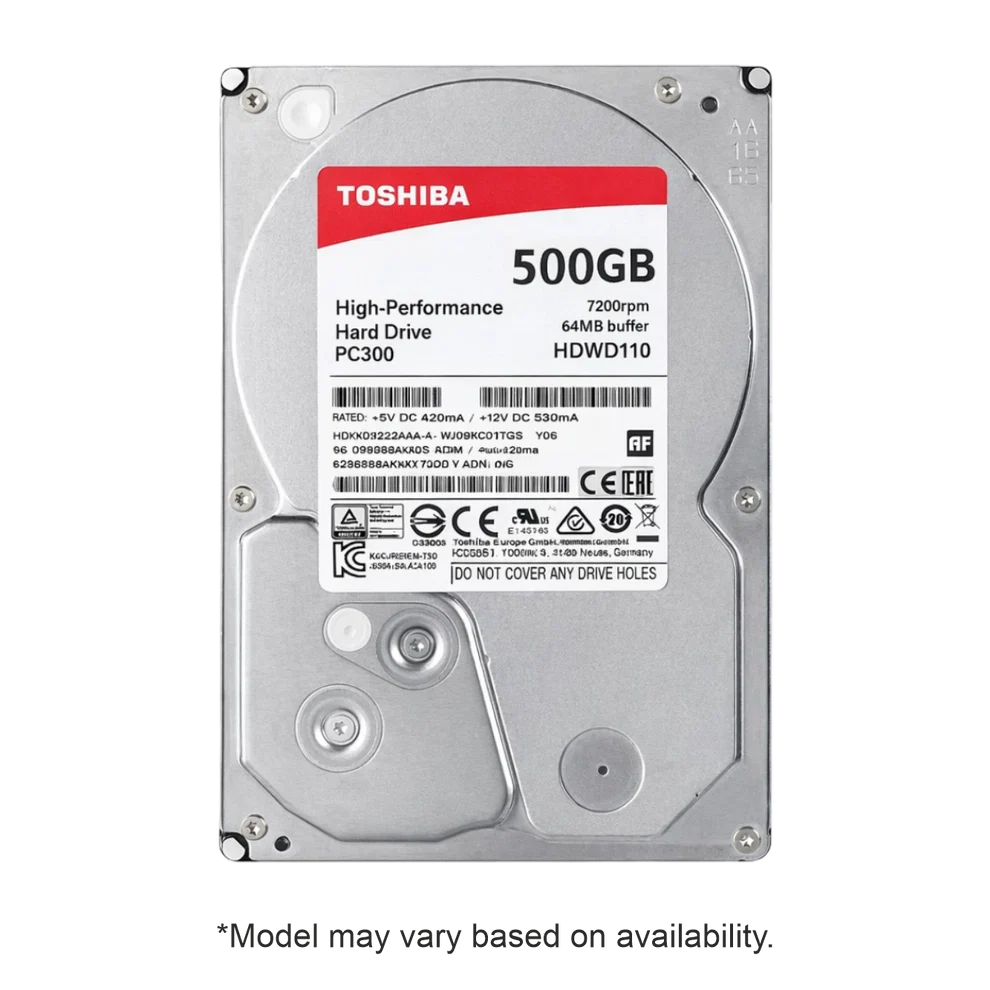 (Open Box) 500 Gb Desktop HDD | Seagate/Toshiba/WD | 1 Year Warranty | High Performance