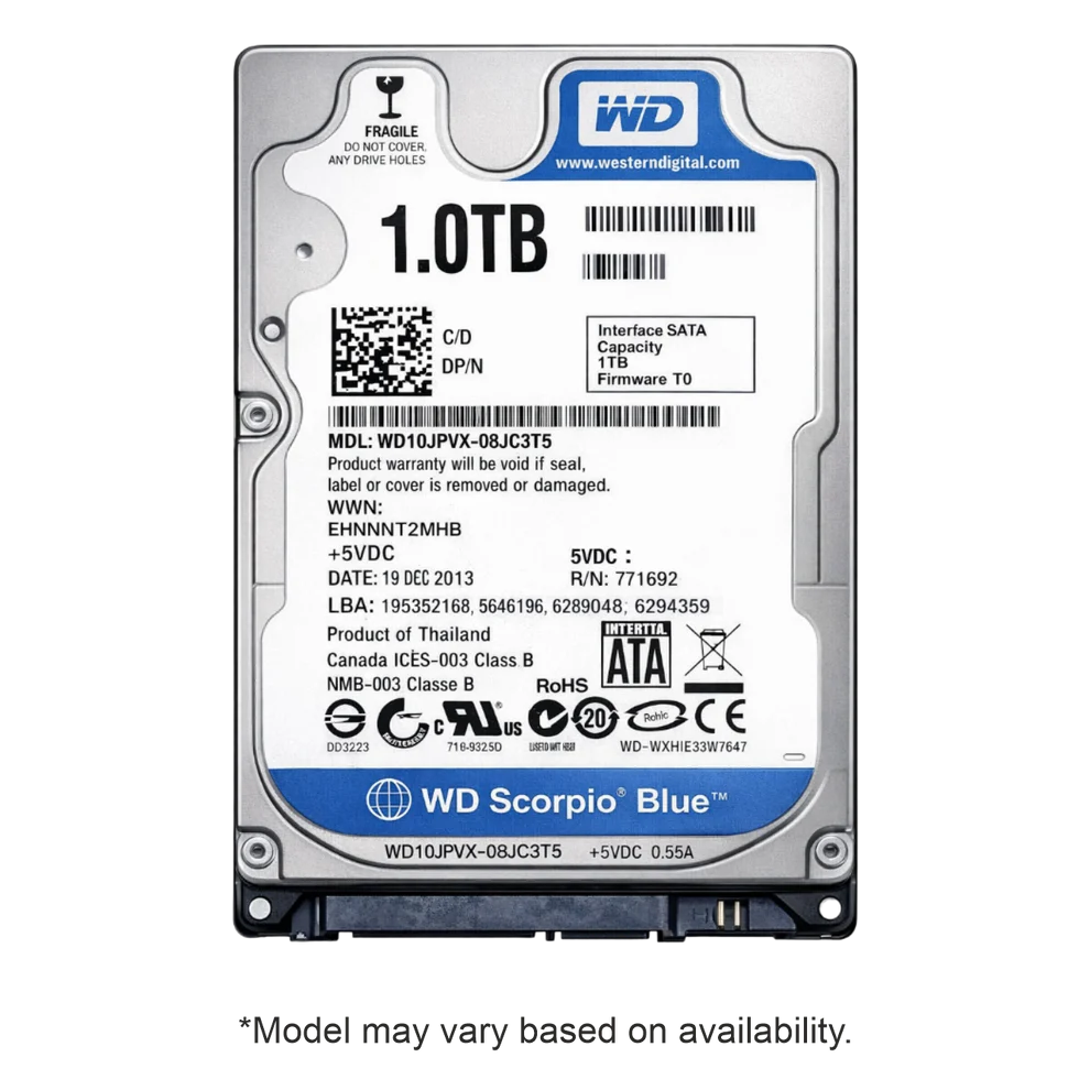 (Open Box) 1 Tb Laptop Internal HDD | Seagate/Toshiba/WD | 1 Year Warranty | High Performance