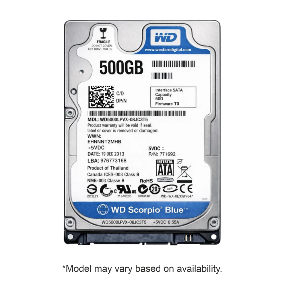 (Open Box) 500 Gb Laptop Internal HDD | Seagate/Toshiba/WD | 1 Year Warranty | High Performance